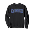 New Port Richey Fl Distressed Sweatshirt - Minimalist Print for Adults - T-Shirt, Sweatshirt, Hoodie
