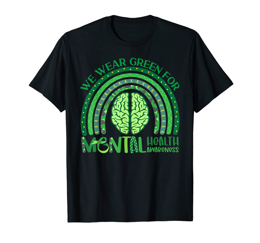 May We Wear Green Mental Health T-Shirt - Casual Everyday Wear for Adults - T-Shirt, Sweatshirt, Hoodie