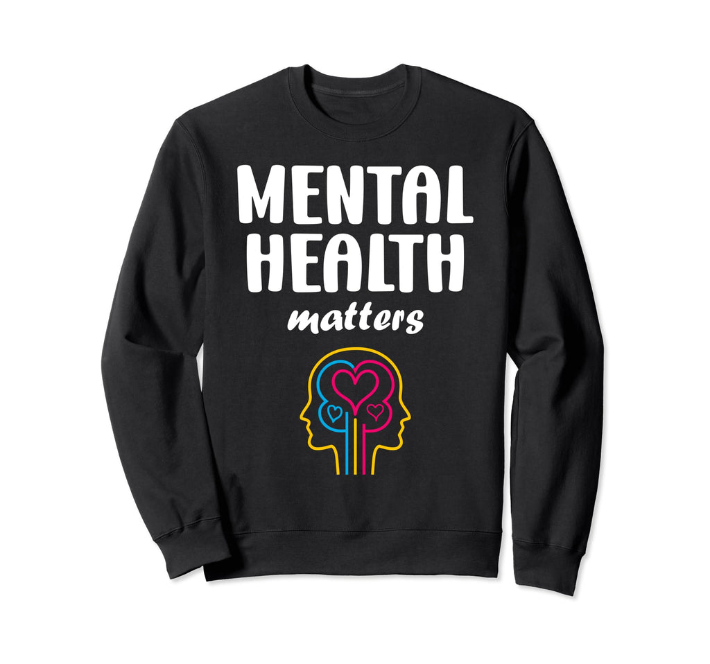 Simple Support Brain Illness Sweatshirt - Minimalist Print Men Women - T-Shirt, Sweatshirt, Hoodie