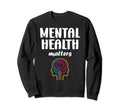 Simple Support Brain Illness Sweatshirt - Minimalist Print Men Women - T-Shirt, Sweatshirt, Hoodie