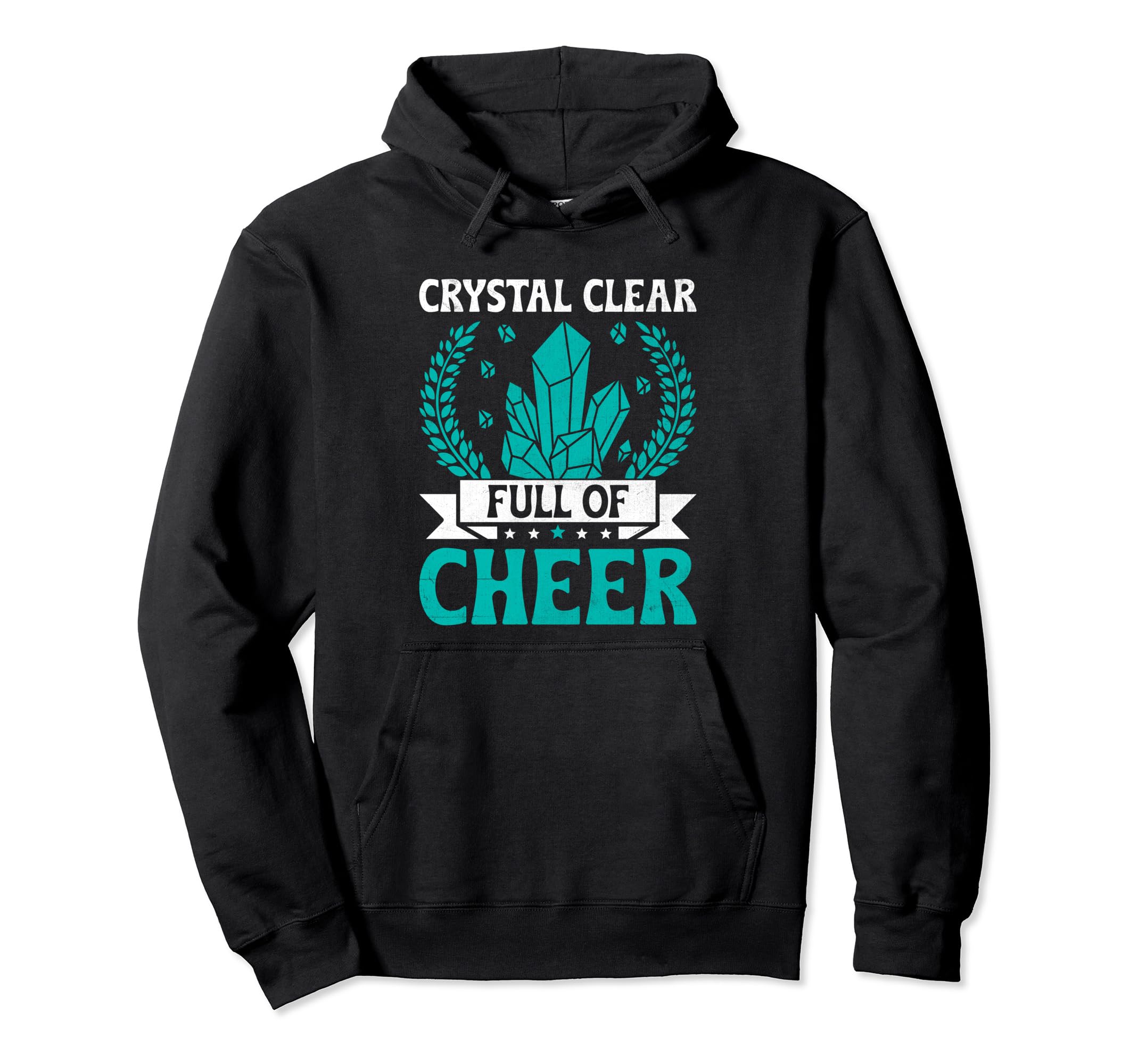 Spiritual Crystal Stones Healing Hoodie - Minimalist Print Unisex - T-Shirt, Sweatshirt, Hoodie