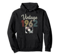 1962 Born 1962 Vinyl Record Player Hoodie - Streetwear Style Men Women - T-Shirt, Sweatshirt, Hoodie