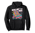 Roller Skate Roller Skating 90S Hoodie - Aesthetic Graphic Men Women - T-Shirt, Sweatshirt, Hoodie
