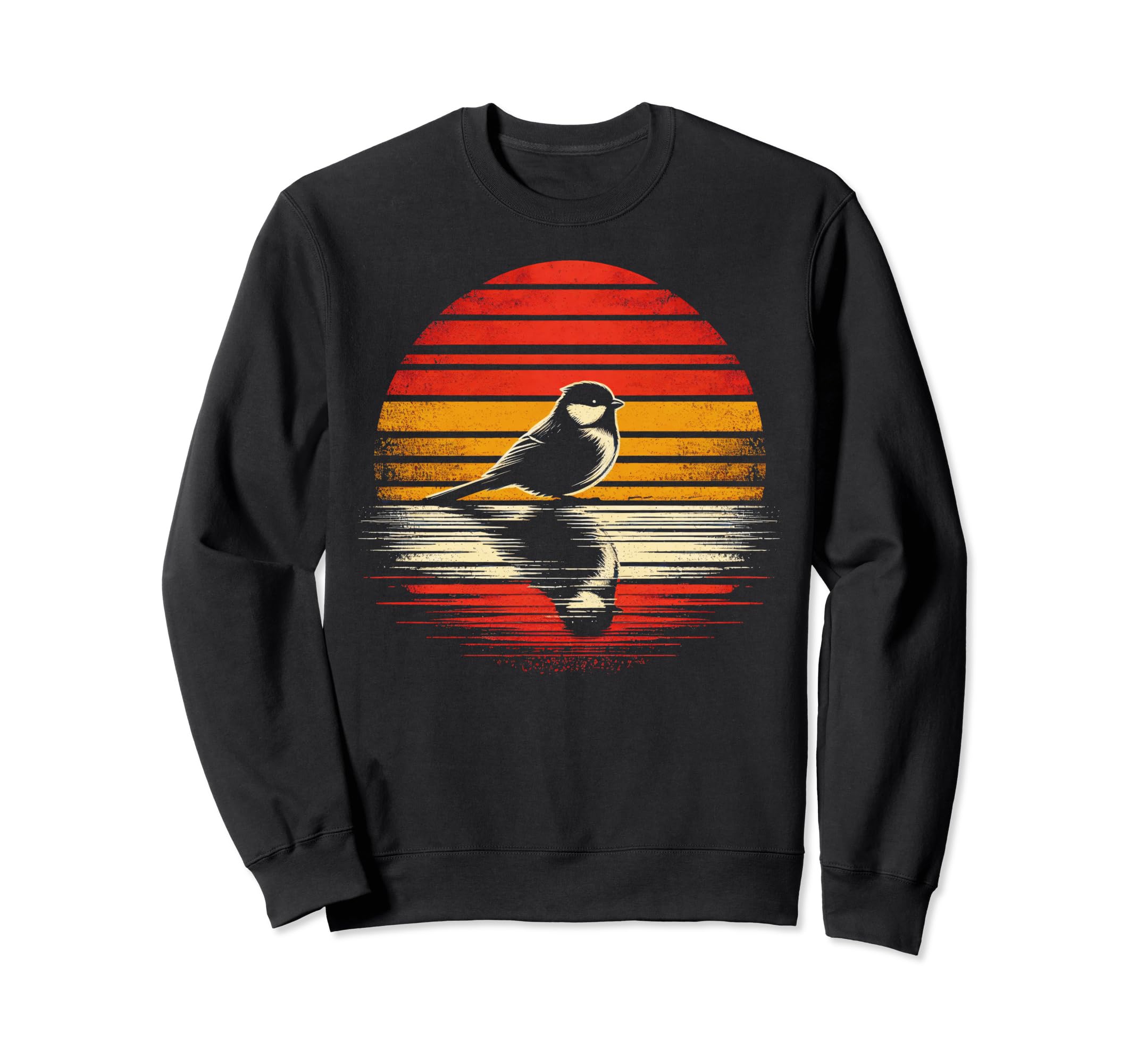 Titmouse Bird Sunset Safari Sweatshirt - Casual Everyday Wear for Adults - T-Shirt, Sweatshirt, Hoodie