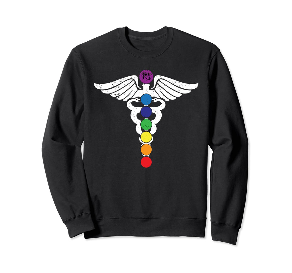 Kundalini Energy Meditation Sweatshirt - Fun Novelty Design for Adults - T-Shirt, Sweatshirt, Hoodie