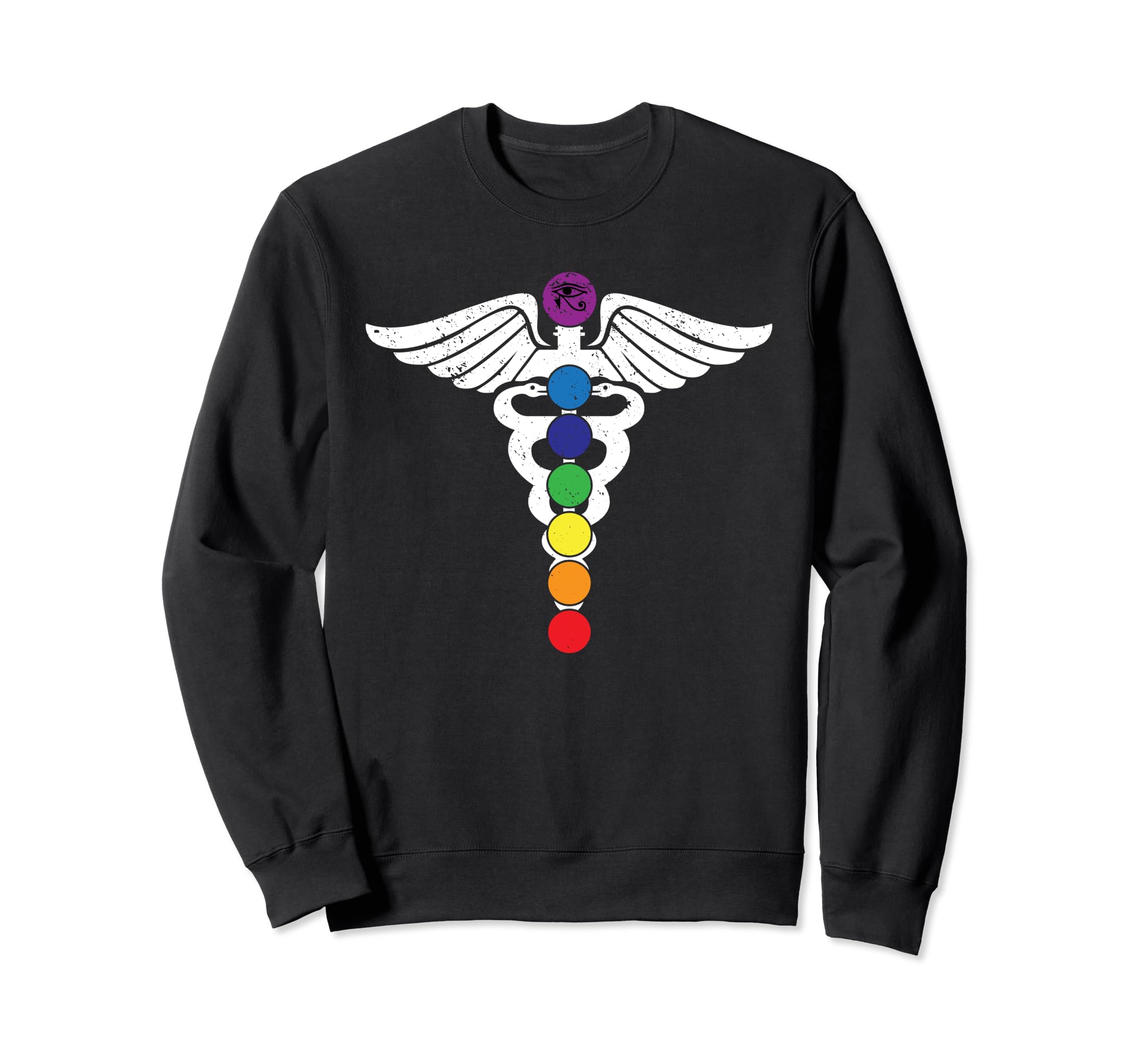 Kundalini Energy Meditation Sweatshirt - Fun Novelty Design for Adults - T-Shirt, Sweatshirt, Hoodie