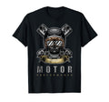V2 Motor Oldschool Motorrad Biker T-Shirt - Graphic Print for Adults - T-Shirt, Sweatshirt, Hoodie