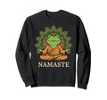 Meditating Frog Buddha Namaste Sweatshirt - Trendy Graphic for Adults - T-Shirt, Sweatshirt, Hoodie