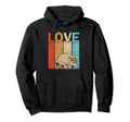Love Armadillo 70S Distressed Armadillo Hoodie - Novelty Apparel Unisex - T-Shirt, Sweatshirt, Hoodie
