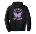 Certified Anti Social Butterfly Art Hoodie - Aesthetic Graphic for Adults - T-Shirt, Sweatshirt, Hoodie