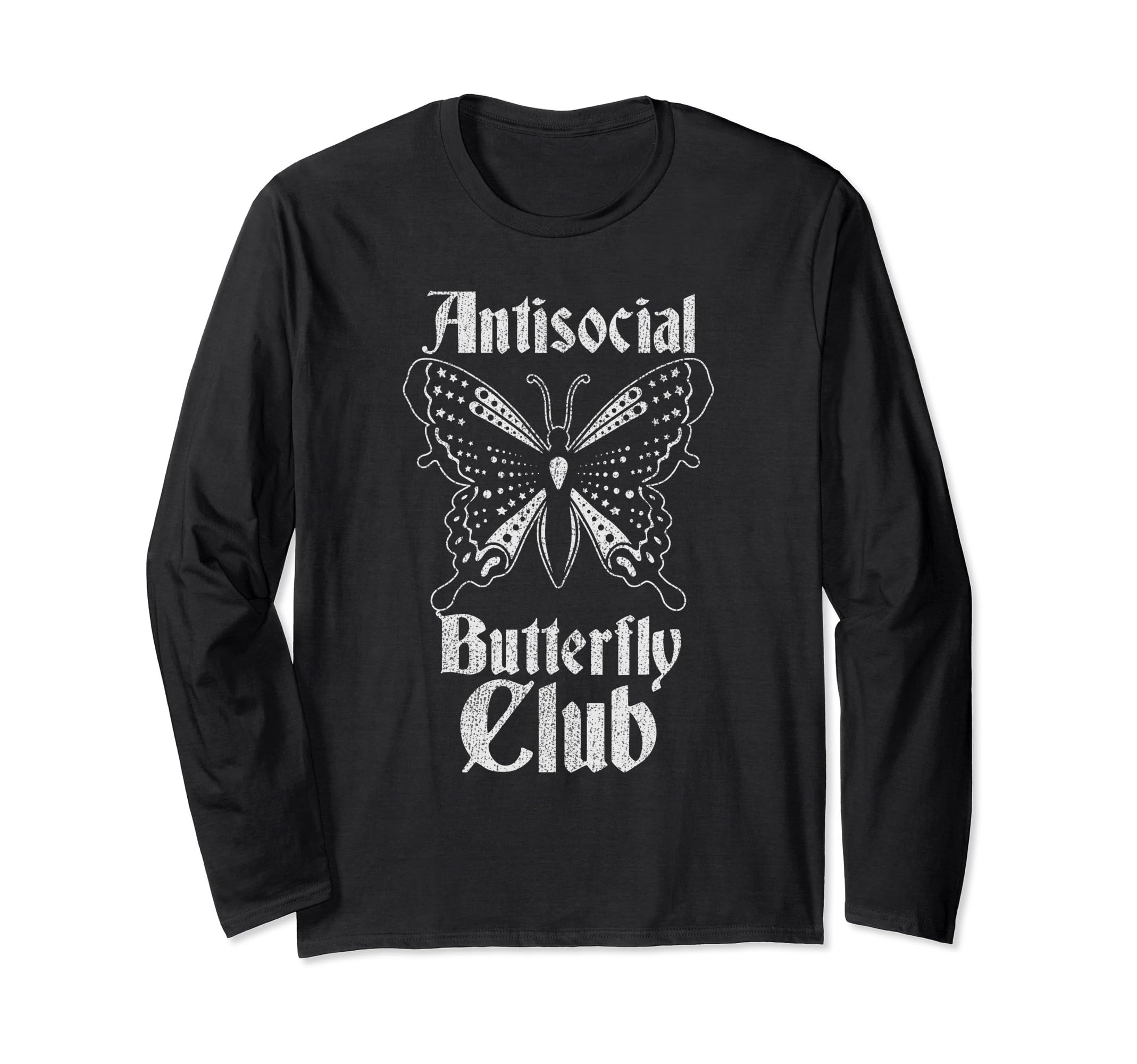 Antisocial Butterfly Club Introvert Goth T-Shirt - Streetwear Style Unisex - T-Shirt, Sweatshirt, Hoodie