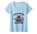 Womens Mothman Antisocial Butterfly T-Shirt - Novelty Apparel Unisex - T-Shirt, Sweatshirt, Hoodie
