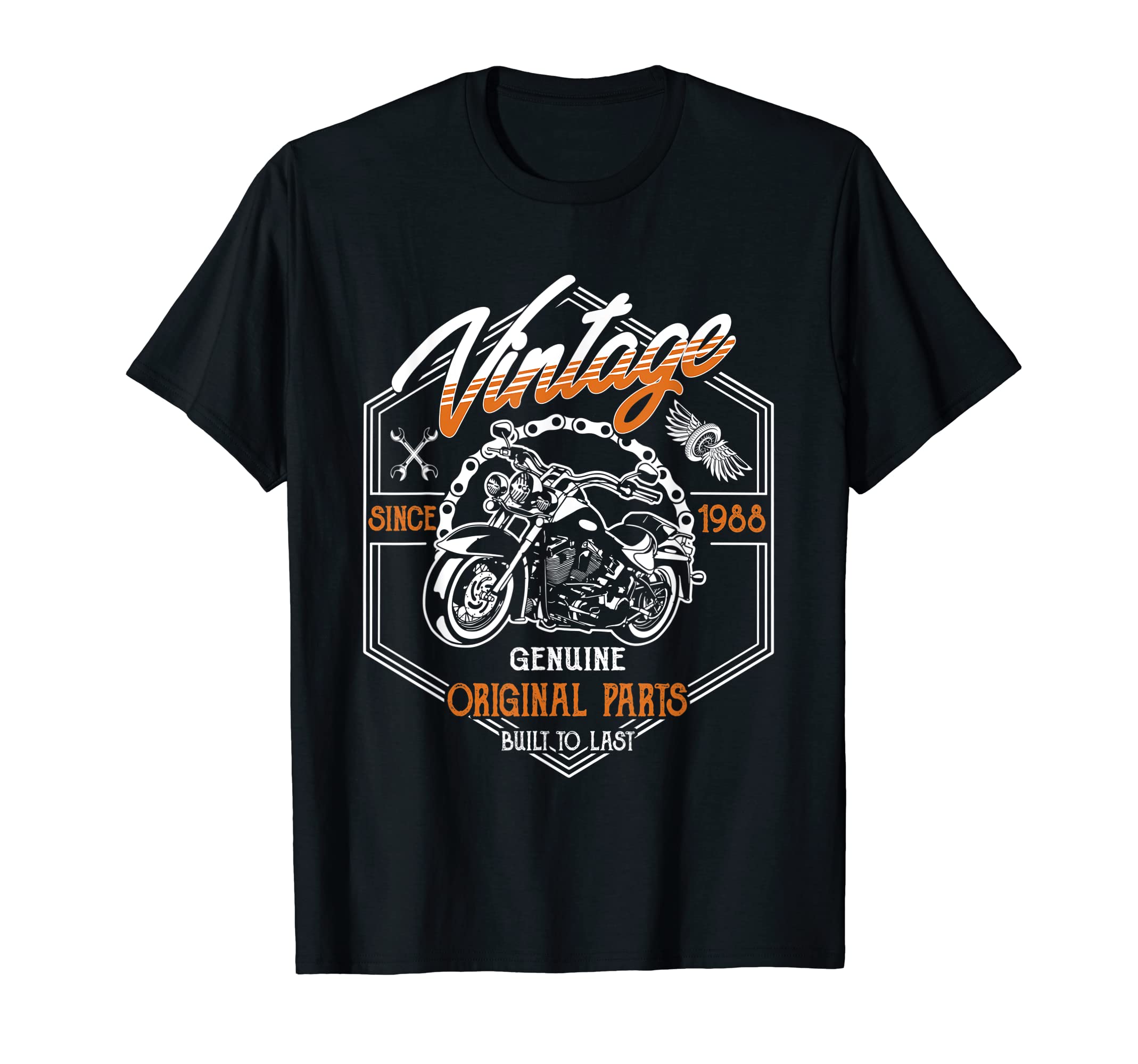 Birthday 1988 Gift Motorcycle 35 Years T-Shirt - Novelty Apparel Men Women - T-Shirt, Sweatshirt, Hoodie