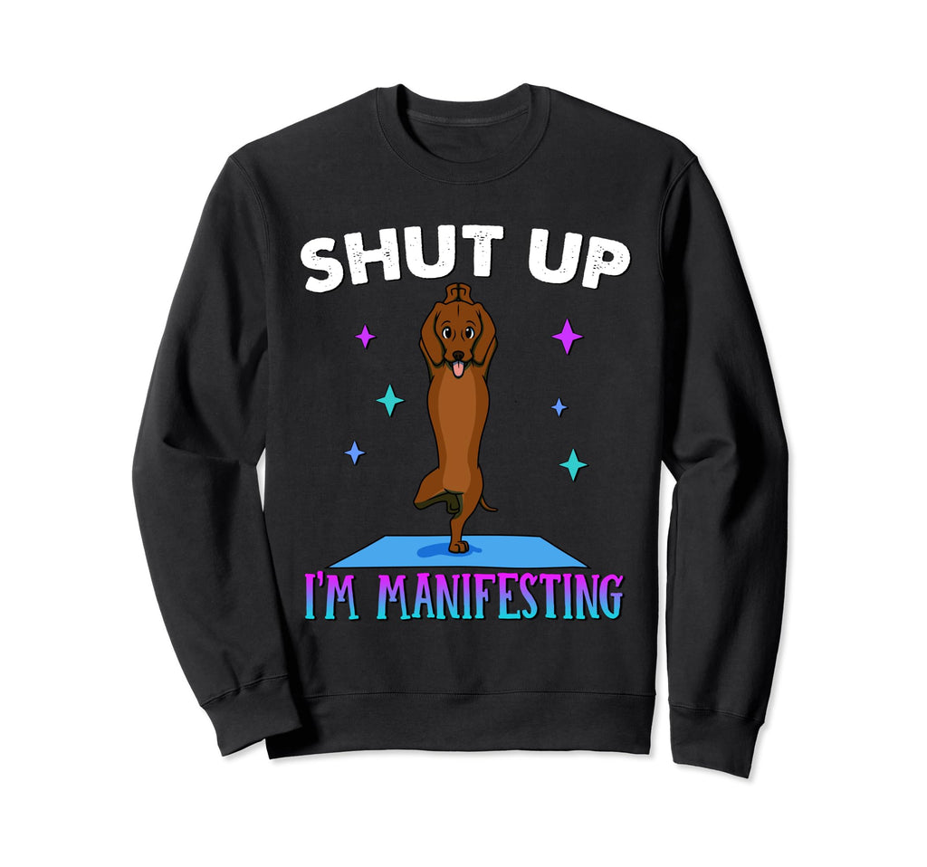 Mindfulness Gifts Funny Yoga Dog Zen Sweatshirt - Trendy Graphic Unisex - T-Shirt, Sweatshirt, Hoodie