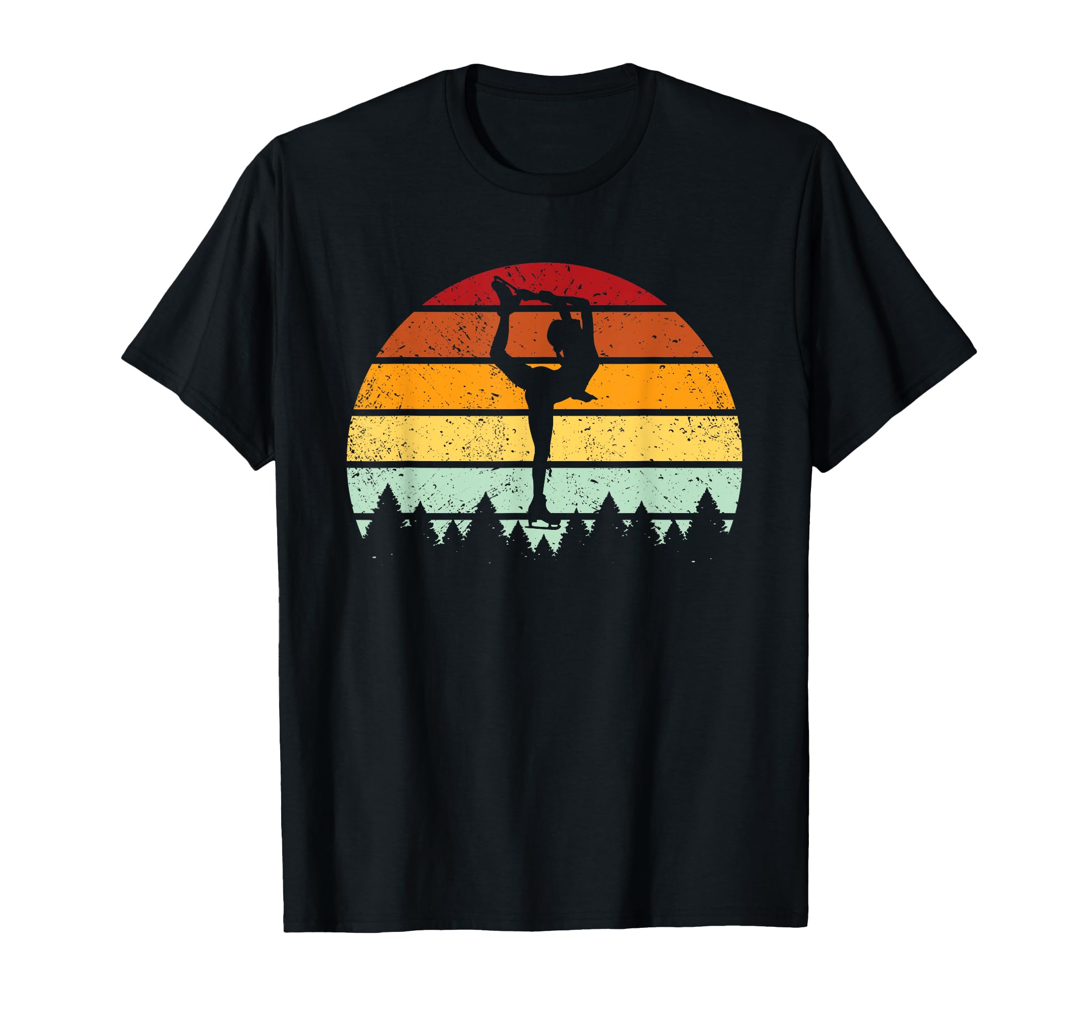 Skaters Skate Sunset Ice Skating T-Shirt - Custom Art Print for Adults - T-Shirt, Sweatshirt, Hoodie