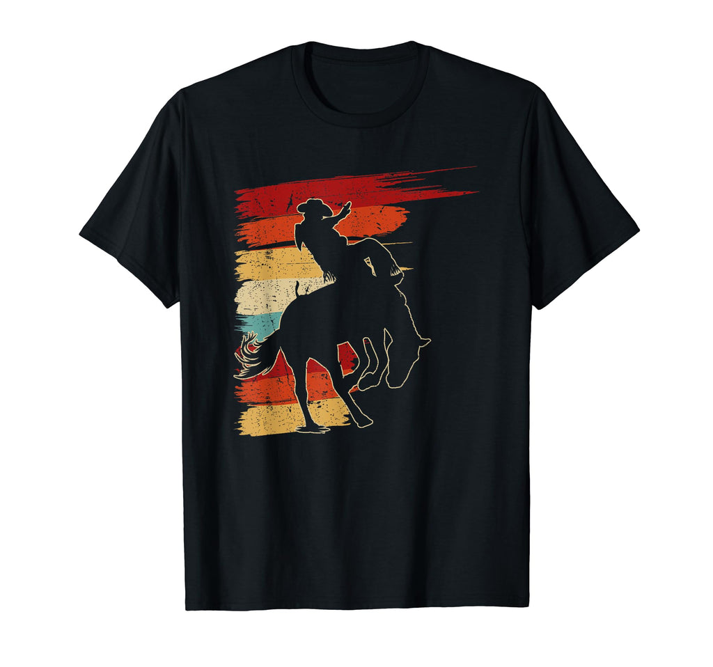 Bucking Bronco Western Rodeo T-Shirt - Casual Everyday Wear Men Women - T-Shirt, Sweatshirt, Hoodie