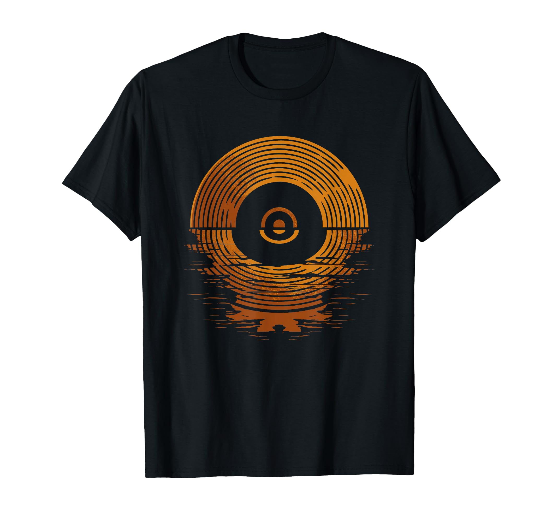 Vinyl Lp Records Sunset Vinyl T-Shirt - Unique Graphic Men Women - T-Shirt, Sweatshirt, Hoodie