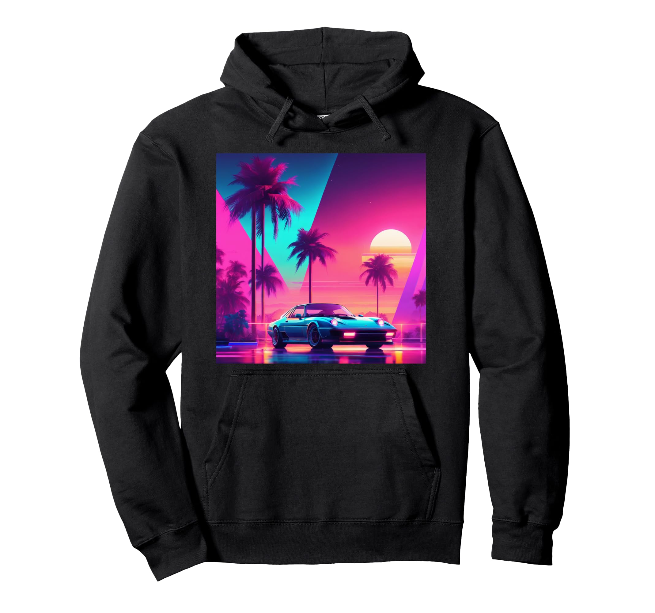 Synthwave Retrowave Aesthetic Jdm Sports Hoodie - Trendy Graphic Unisex - T-Shirt, Sweatshirt, Hoodie