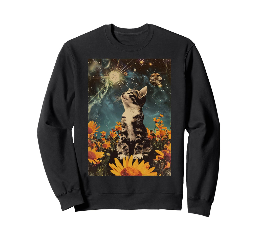 Funny Art Cat Kitten Sweatshirt - Streetwear Style Unisex - T-Shirt, Sweatshirt, Hoodie