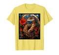Stained Glass Western Diamondback T-Shirt - Novelty Apparel Unisex - T-Shirt, Sweatshirt, Hoodie