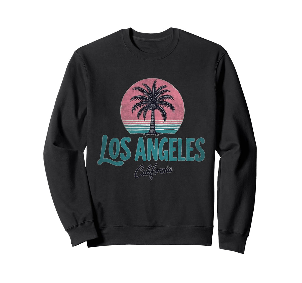 70S Los Angeles California Surfing Sweatshirt - Novelty Apparel for Adults - T-Shirt, Sweatshirt, Hoodie