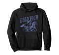 Funny Horse Western Summer Cowgirl Hoodie - Novelty Apparel for Adults - T-Shirt, Sweatshirt, Hoodie