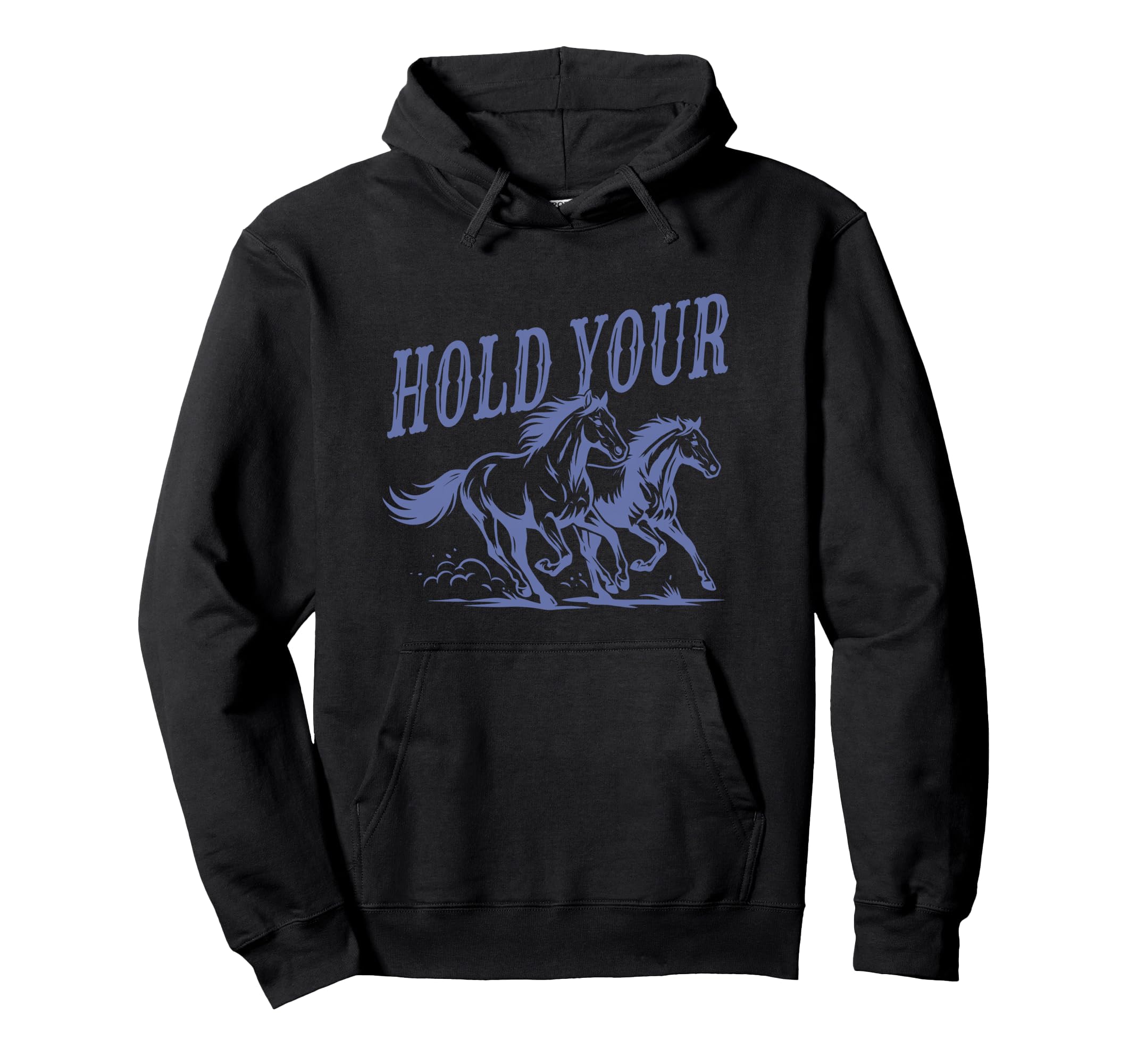 Funny Horse Western Summer Cowgirl Hoodie - Novelty Apparel for Adults - T-Shirt, Sweatshirt, Hoodie