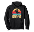 Rodeo Bull Riding Country Cowboy Western Hoodie - Trendy Graphic Unisex - T-Shirt, Sweatshirt, Hoodie