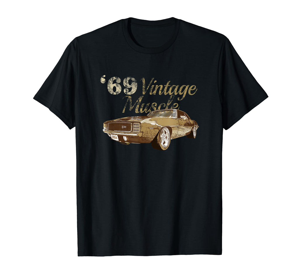 1969 American Muscle Cars Car Guys T-Shirt - Trendy Graphic Unisex - T-Shirt, Sweatshirt, Hoodie