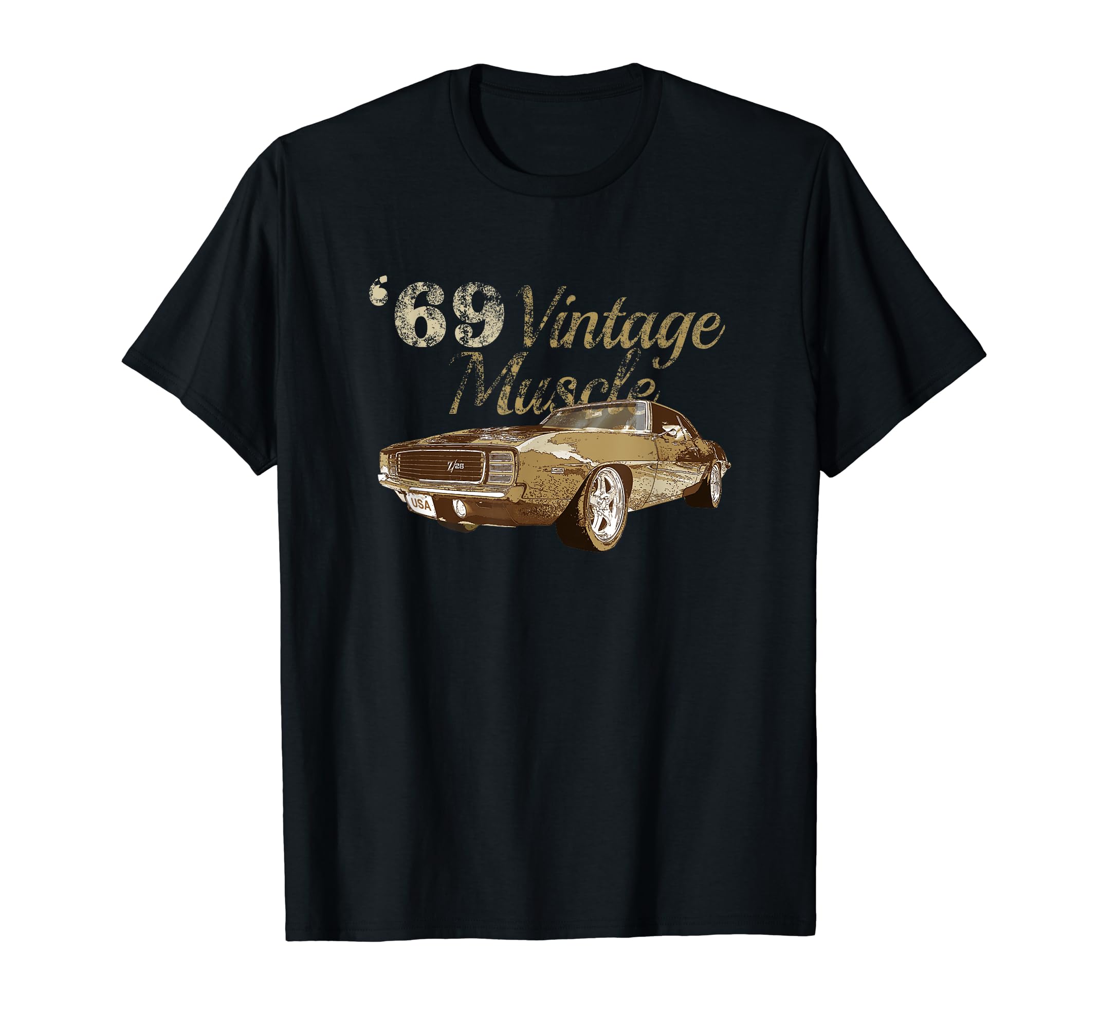 1969 American Muscle Cars Car Guys T-Shirt - Trendy Graphic Unisex - T-Shirt, Sweatshirt, Hoodie