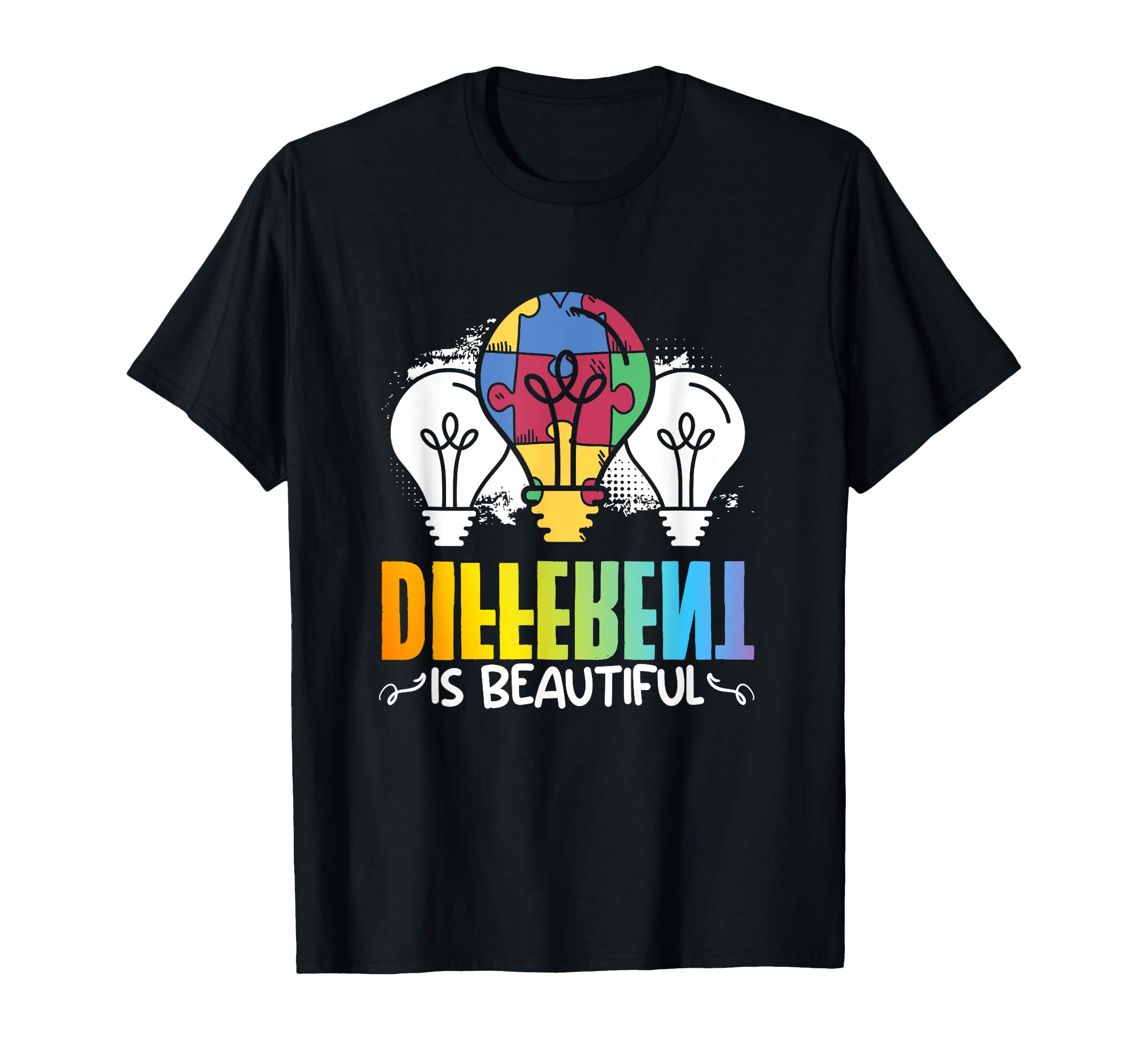 Different Asd Adhd Autism Awareness T-Shirt - Trendy Graphic for Adults - T-Shirt, Sweatshirt, Hoodie