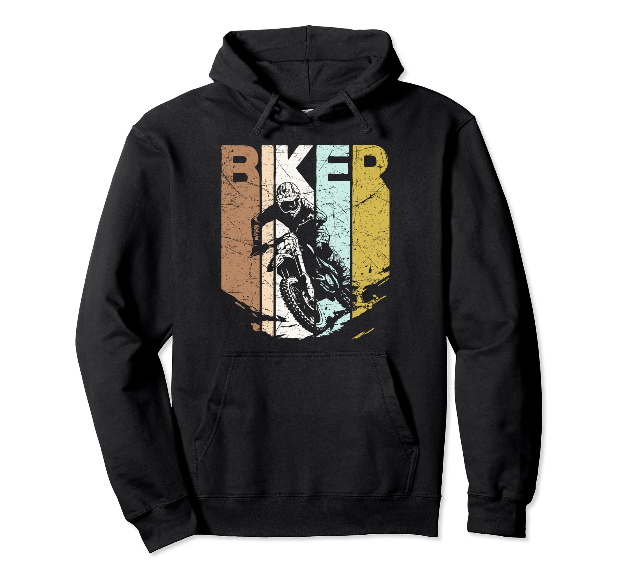 Motocross Biker Off Road Bike Rider Hoodie - Novelty Apparel for Adults - T-Shirt, Sweatshirt, Hoodie