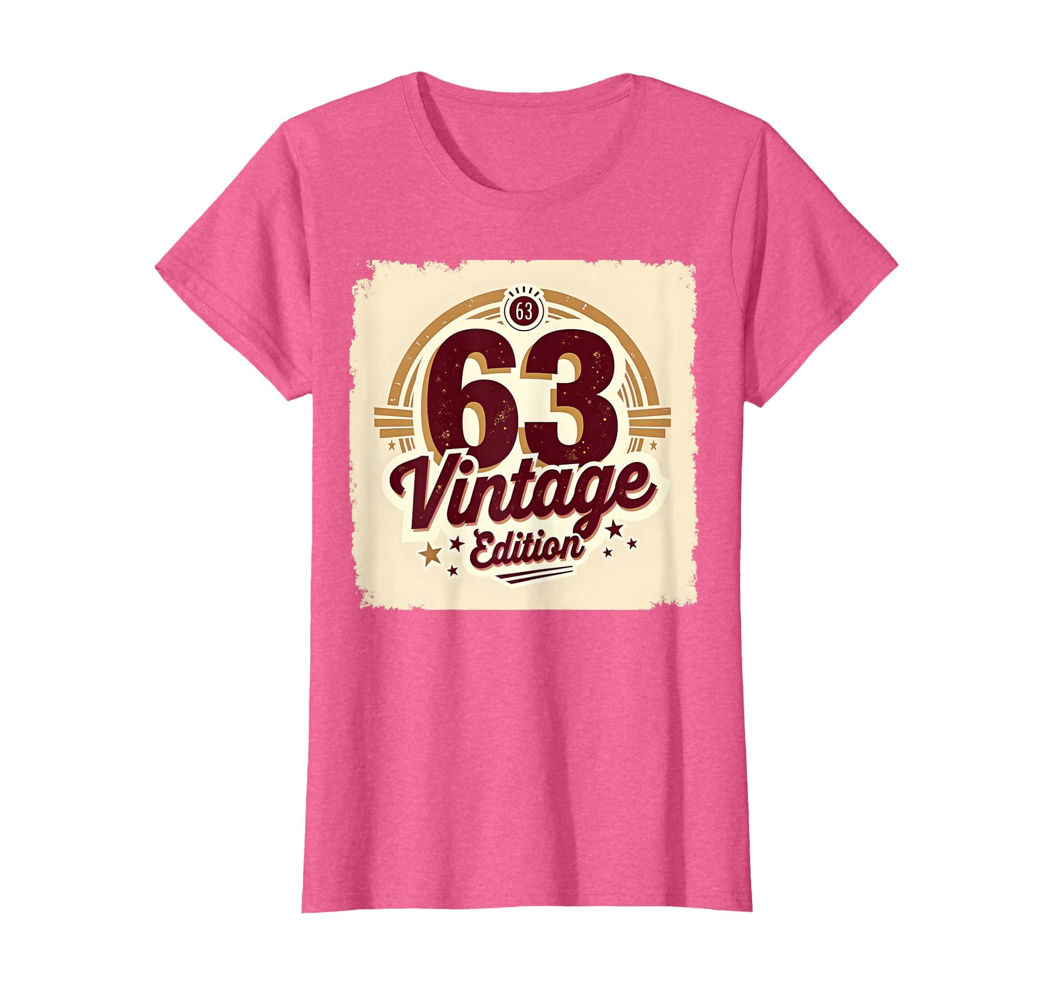 63Rd Birthday Gift Celebration T-Shirt - Minimalist Print Unisex - T-Shirt, Sweatshirt, Hoodie