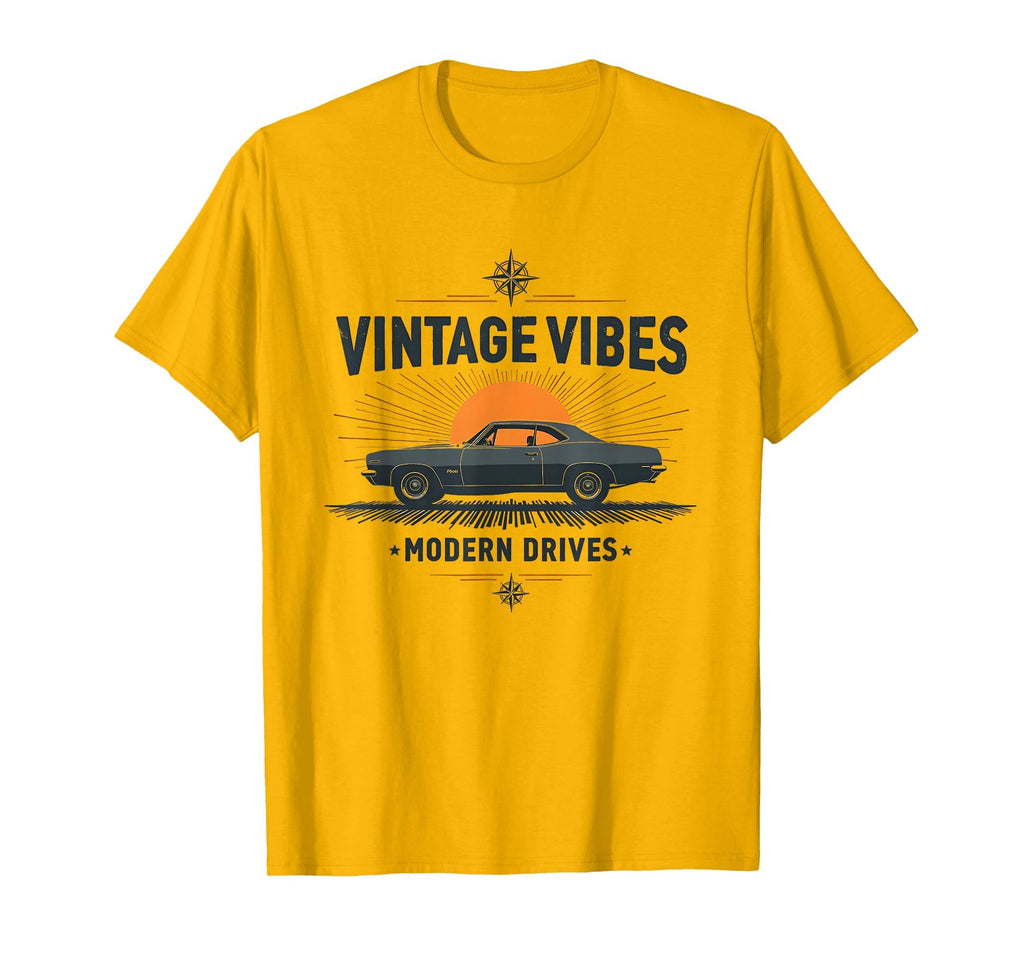 Vibes Modern Drives Car Enthusiast T-Shirt - Novelty Apparel Men Women - T-Shirt, Sweatshirt, Hoodie