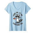 Womens Hang Let Me Overthink This V Neck T-Shirt - Graphic Print for Adults - T-Shirt, Sweatshirt, Hoodie
