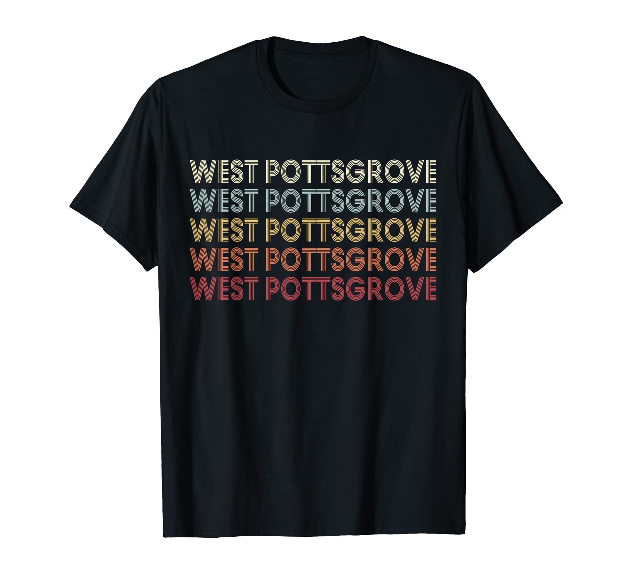 West Pottsgrove Pennsylvania West T-Shirt - Aesthetic Graphic Unisex - T-Shirt, Sweatshirt, Hoodie