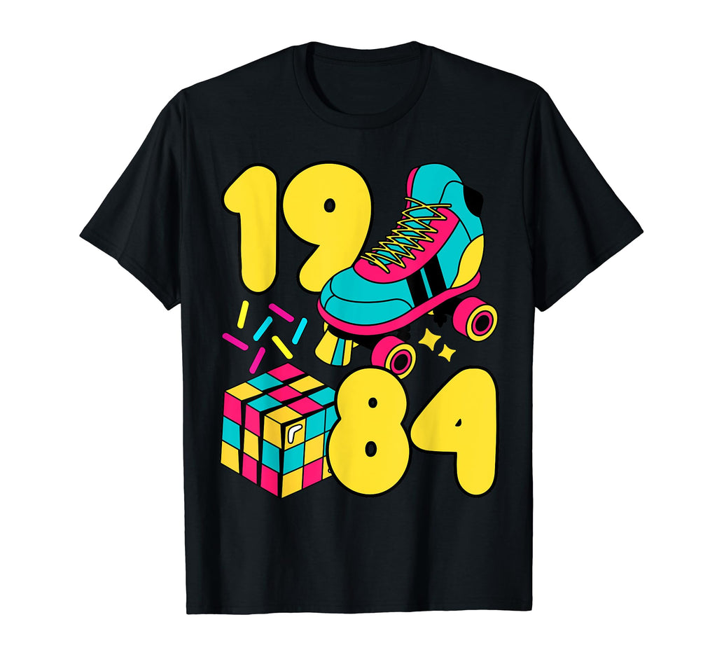 1984 Roller Rink 80S Night T-Shirt - Casual Everyday Wear Men Women - T-Shirt, Sweatshirt, Hoodie