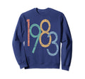 1983 Birth Year 1980S Sweatshirt - Casual Everyday Wear for Adults - T-Shirt, Sweatshirt, Hoodie