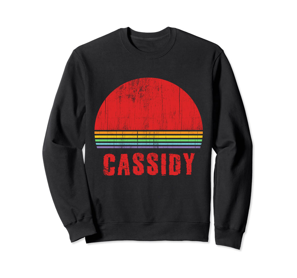 Cassidy Custom Name 7 Letters Sunset Sweatshirt - Graphic Print Men Women - T-Shirt, Sweatshirt, Hoodie