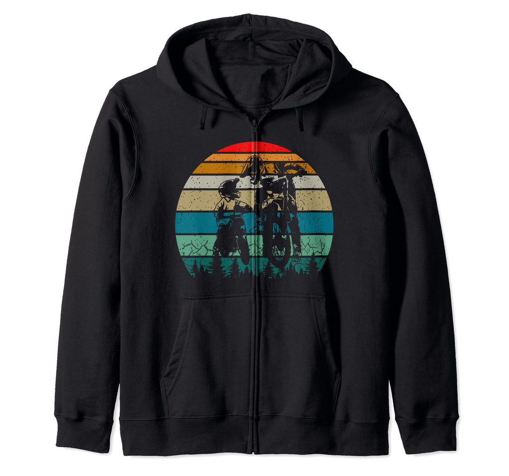 Dirtbike Father Son Motorcycle Biker Sweatshirt - Aesthetic Graphic Unisex - T-Shirt, Sweatshirt, Hoodie