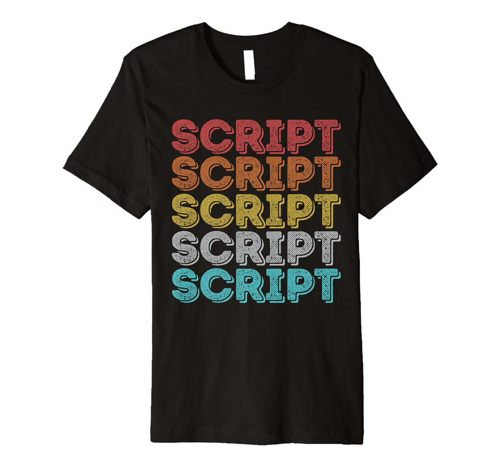Script T-Shirt - Casual Everyday Wear Unisex - T-Shirt, Sweatshirt, Hoodie