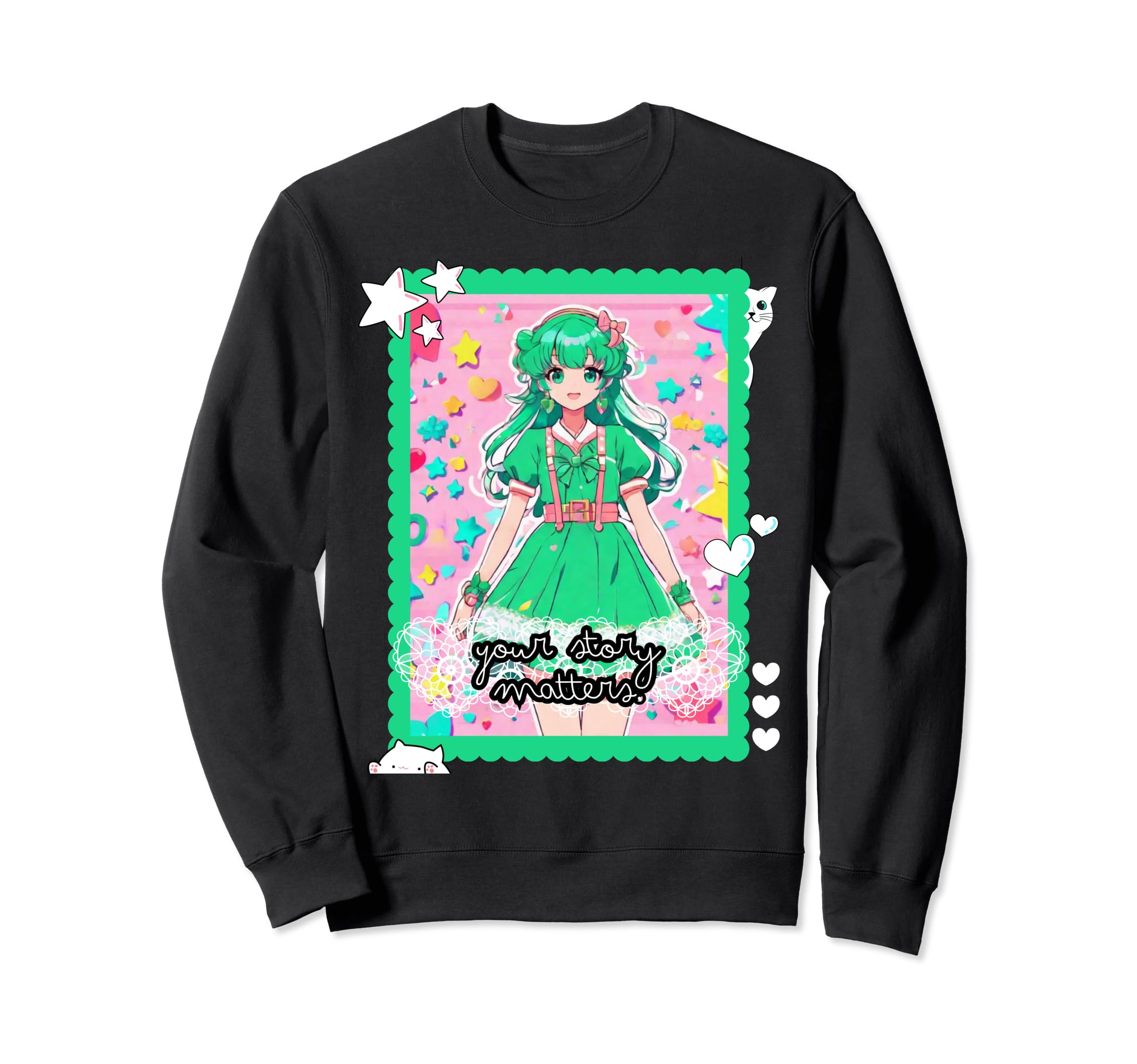 Embrace Your Inner Pastel Goth Sweatshirt - Graphic Print for Adults - T-Shirt, Sweatshirt, Hoodie