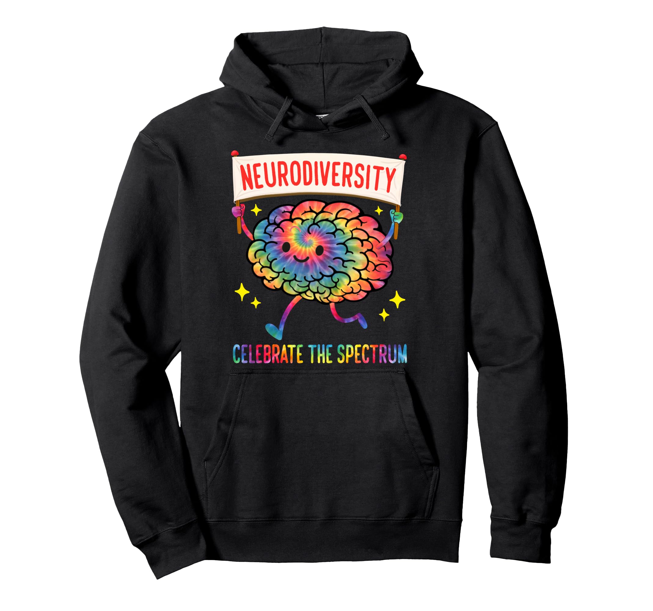 Neurodiversity Brain Spectrum Autism Hoodie - Streetwear Style for Adults - T-Shirt, Sweatshirt, Hoodie