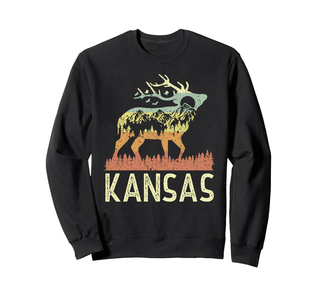 Kansas 70S 80S Nature Sweatshirt - Aesthetic Graphic for Adults - T-Shirt, Sweatshirt, Hoodie