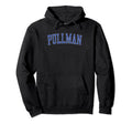 Pullman Wa Distressed Blue Varsity Hoodie - Streetwear Style Men Women - T-Shirt, Sweatshirt, Hoodie