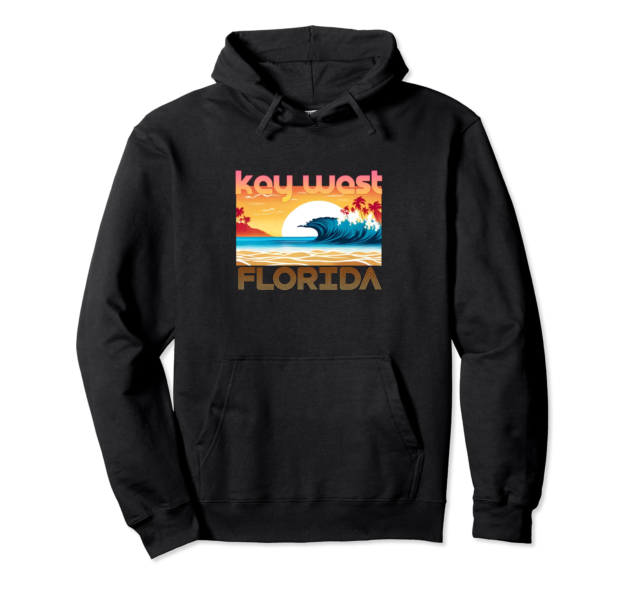 Key West Souvenir Key West Hoodie - Minimalist Print for Adults - T-Shirt, Sweatshirt, Hoodie