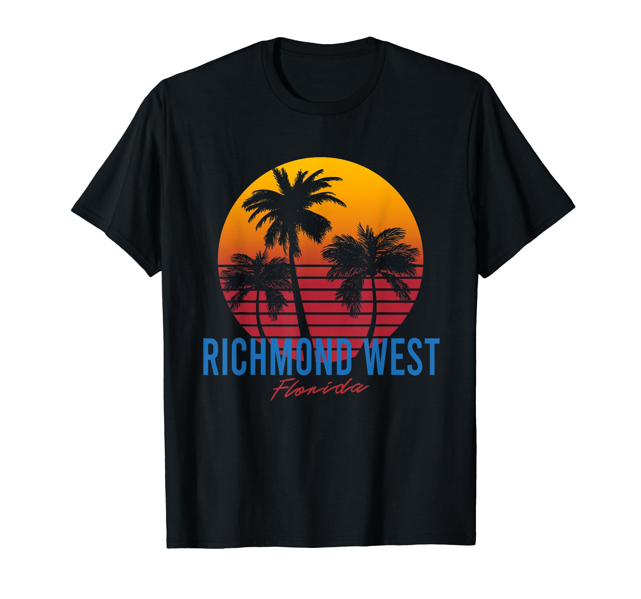 Richmond West Florida Palm Trees T-Shirt - Novelty Apparel Men Women - T-Shirt, Sweatshirt, Hoodie