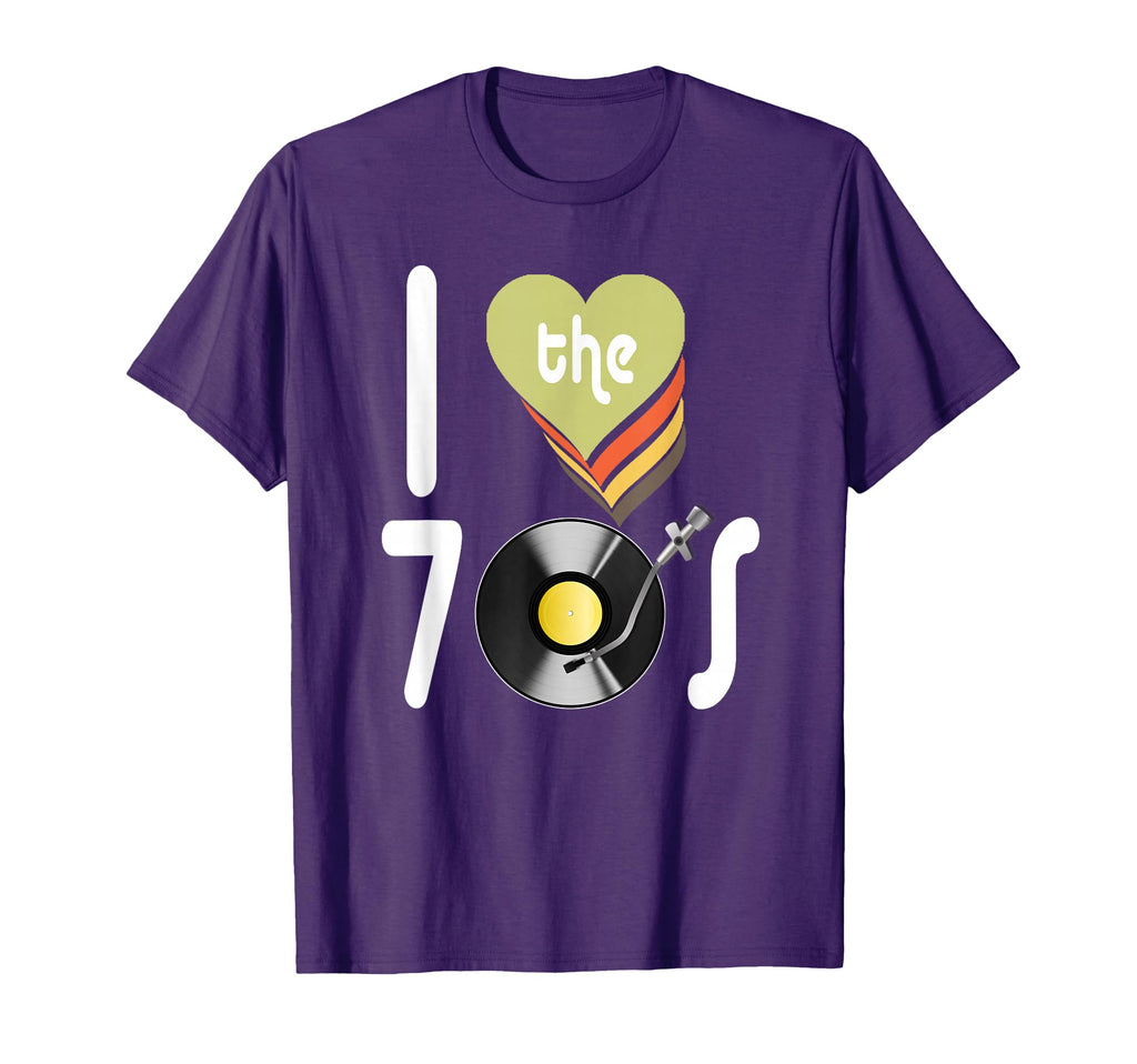 Disco I Love 70S Ball Music Tees T-Shirt - Fun Novelty Design for Adults - T-Shirt, Sweatshirt, Hoodie