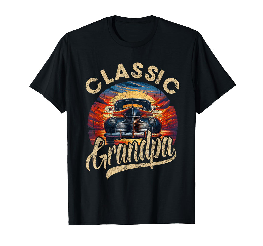 Grandpa Funny Car Lover Dad Papa Grandpa T-Shirt - Graphic Print Men Women - T-Shirt, Sweatshirt, Hoodie