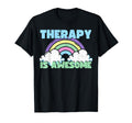 Therapy Is Awesome Funny Depression T-Shirt - Novelty Apparel Men Women - T-Shirt, Sweatshirt, Hoodie